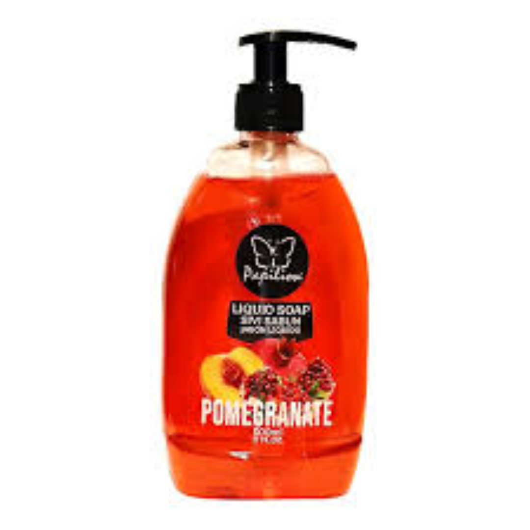 PAPILION POMEGRANATE & PEACH LIQUID HAND WASH 500M